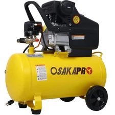 4.5HP Portable 13 Gallons Air Compressor Tank Ultra Quiet Horizontal Tank Wheel
