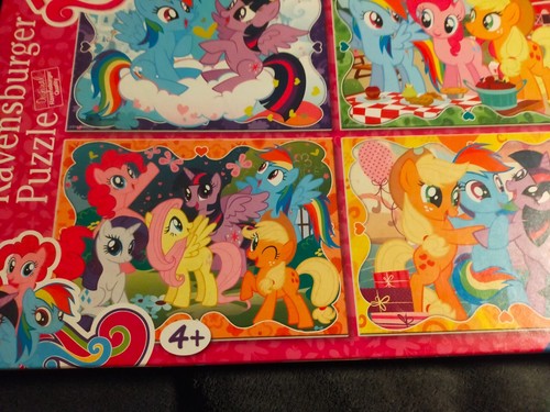 MY LITTLE PONY RAVENSBURGER BUMPER JIGSAW 4x42 pieces new sealed gift Christmas - Picture 2 of 7