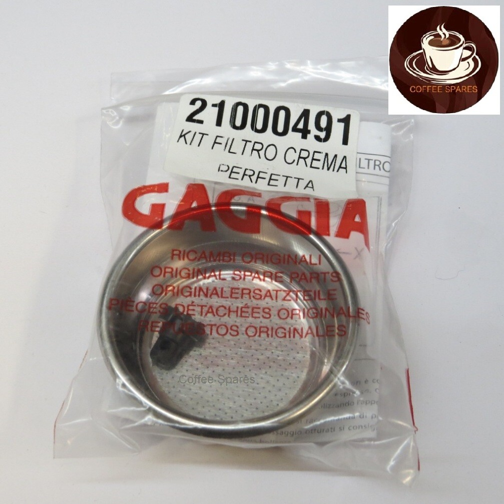 Gaggia 2 cup Perfect CREMA FILTER & Pin Classic, PRO, Coffee