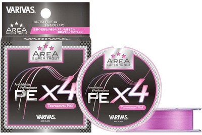 VARIVAS Super Trout Area PE X4 75M geflochtene UL Angel Schnur Japan Forellen