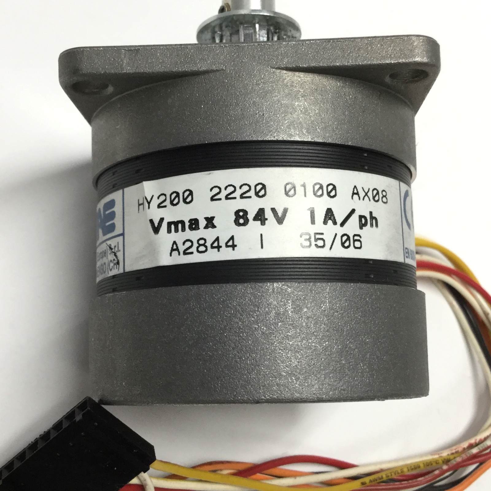 Ametek MAE HY200 2220 0100 AX08 Hybrid Stepper Motor, 84V, 1.00A/ph ...
