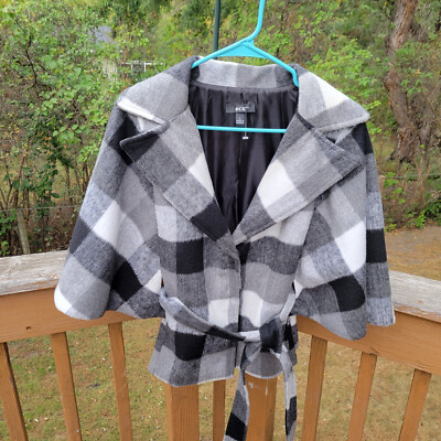 BCX Women's SS Cape Jacket L Black