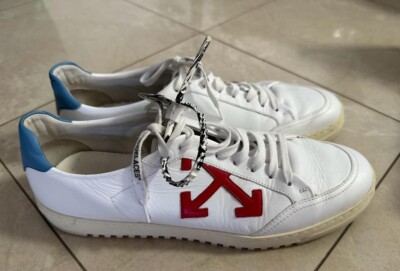 Off White 2.0 Men's sneakers ,White blue Leather. Size 46 | eBay