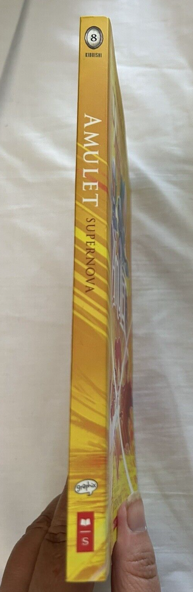Supernova (Amulet #8) Graphic Novel By Kazu Kibuishi - Paperback, Good Condition