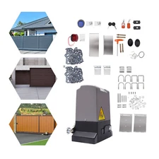 Automatic Sliding Gate Opener Kit Chain Driven Sliding Gate Motor 3500 lbs 750W