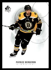 Patrice Bergeron 2020 SP Authentic #31   Boston Bruins