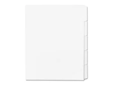 Sparco Straight Collated Index Dividers