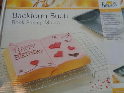 RBV Birkmann Backform Buch Book Baking Mold Cake Pan
