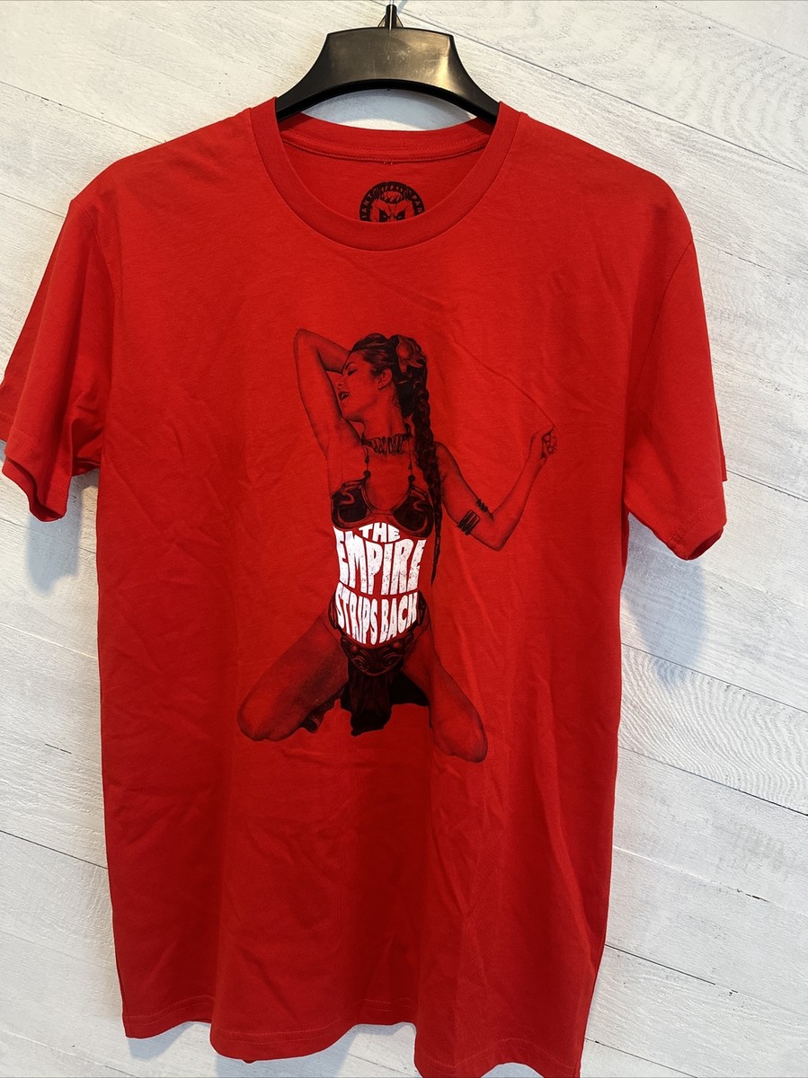 Empire Strips Back Burlesque Girl Parody T-Shirt Asia Tour Comedy