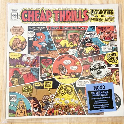 Cheap Thrills Big Brother & The Holding Company Janis Joplin NEW Vinyl LP MONO