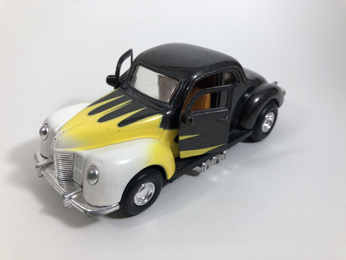 Tootsie Toy 1940 Ford Coupe Diecast Car Toy Figurine w/ Yellow
