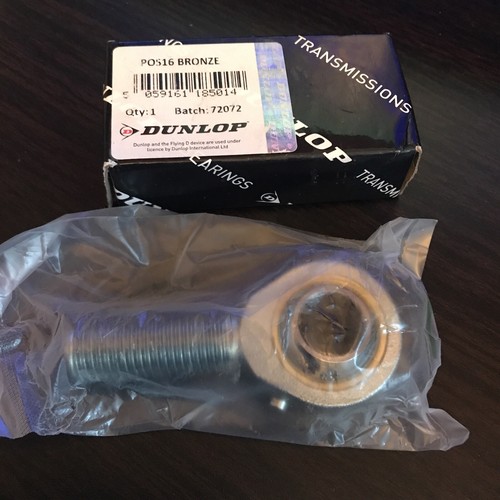 (C) POS16 Bronze Male Rod End Bearings (DUNLOP) (Right Hand Thread) eBay