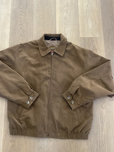 Cutter and Buck Faux Suede Bomber 