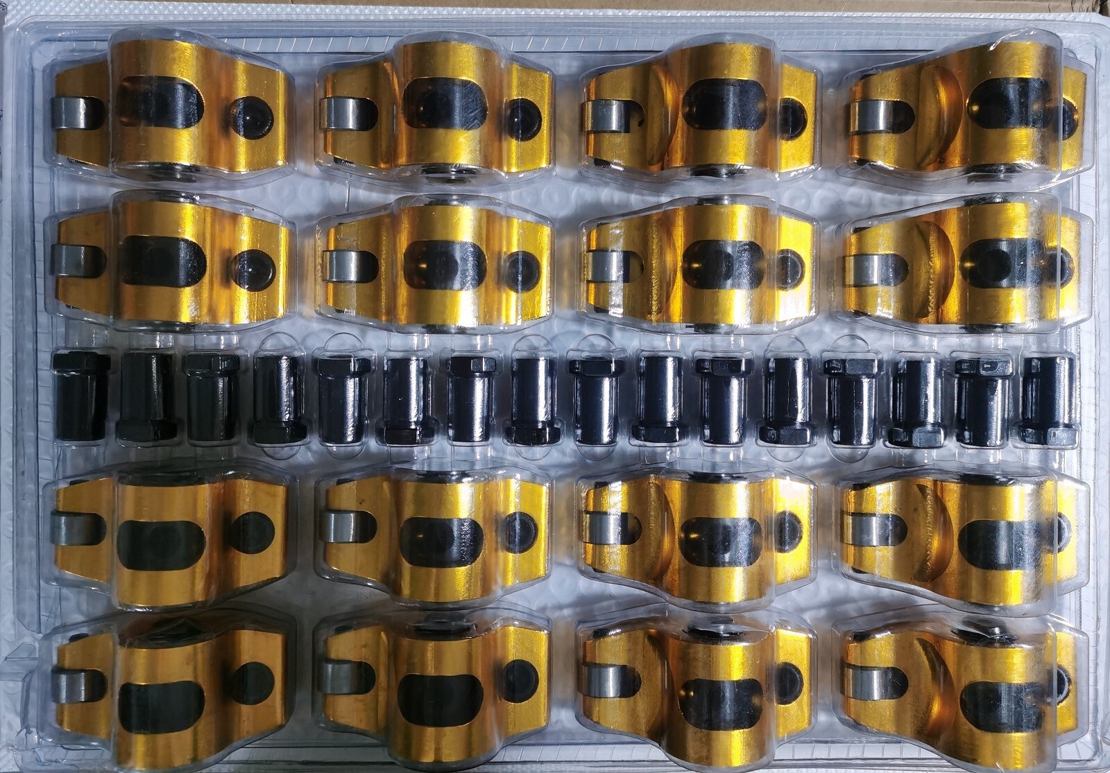 SBC Small Block Chevy 327 350 400 Aluminum Roller Rockers Arms Set 1.5