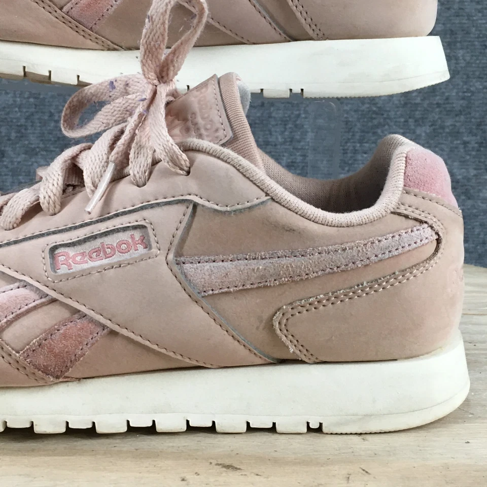 Reebok туфли женщин 8,5 классический Harman бега ходьбы кроссовки CN3718 розовый шнурует вверх - Изображение 3 из 4