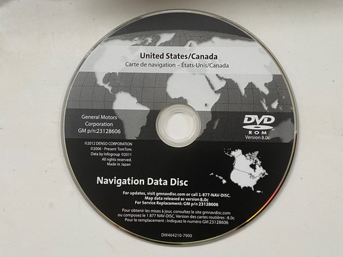 2007 08 09 10 2011 GMC AVALANCHE TAHOE NAVIGATION DVD 22880386 VER 8.0c OEM - Picture 9 of 12
