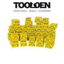 Spectre 25 - 100mm Pozi Countersunk Trade Woodscrew Multipack (6000 pieces)