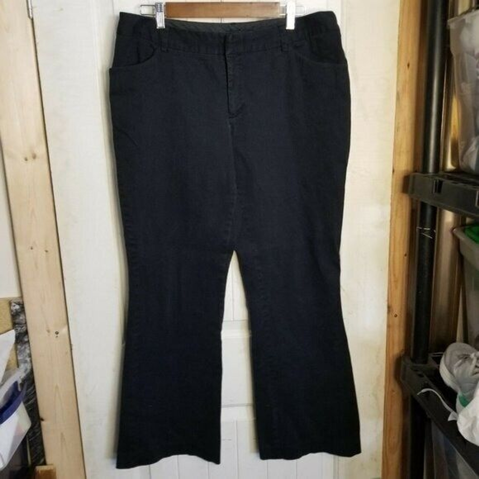 Mossimo Womens Size 14 Black  Solid Flared Dress … - image 7