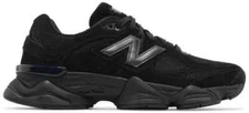 New Balance 9060 Big Kids 'Triple Black Suede'-GC9060BB
