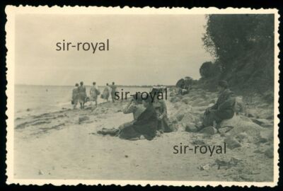 Steinberg bei Schleswig 1940 - Steinberghaff - 1940er - Foto 9x6cm