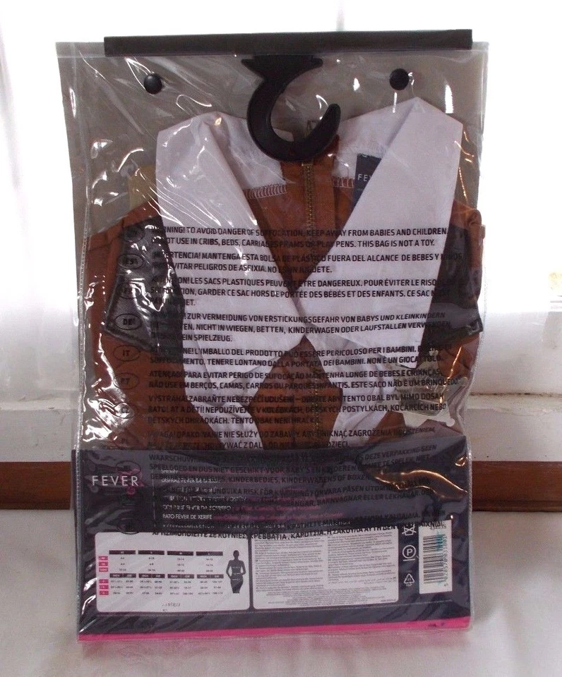 New Fever Sheriff Women's Halloween Costume Sz Medium 10 -12 - Image 2 of 3