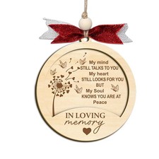 Memorial Christmas Ornament Tree Decoration - Sympathy Gifts for Loss Ocm007