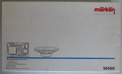 Märklin escala 1 #56560 diésel electrónica de ruido para BR 218 - SOLO CASETE DE SONIDO | Condition: Neu: Sonstige (siehe Artikelbeschreibung)