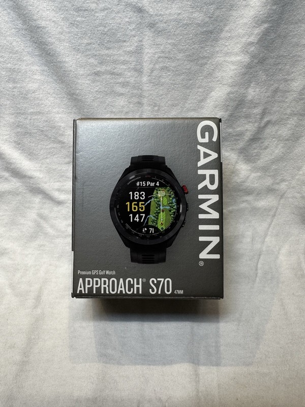 Garmin Approach S70 Premium Golf GPS Watch 47mm Amoled