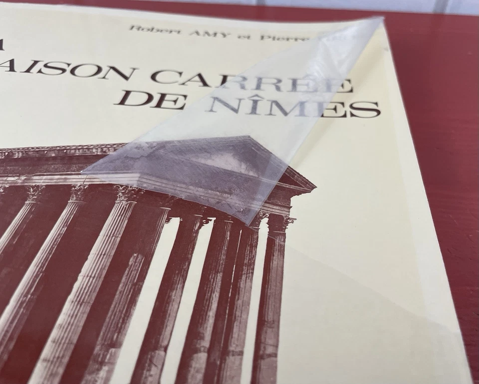 La Maison Carrée de Nîmes Vol I. Texte by Robert AMY & Pierre GROS PB CNRS 1979 - Image 2 of 4