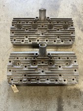 Sharp 1938-1948 Ford Mercury Flathead Finned Aluminum Cylinder Heads Hot Rod