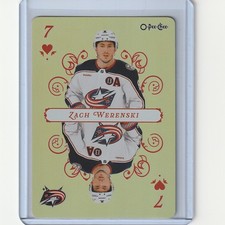 2025-26 O-Pee-Chee - Playing Cards Zach Werenski #7-HEARTS for