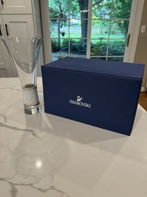 SWAROVSKI Crystalline  Crystal Vase # 1011105 12  Tall  With Original Packaging