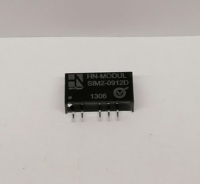 HN Power SIM2-0912D-SIL7 DC/DC-Conv 9:+/-12V 2x82mA 2W