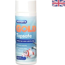Interpet Gold Tapsafe 125ml - Safe Tap Water Conditioner for Goldfish Bowls