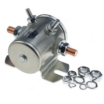 #ad #ad 12V 300A Continuous Duty Solenoid Relay Switch 4 Terminal For Golf Cart Winch $16.89