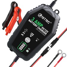 HTRC 6V/12V 3000mA Automatic Battery Charger Maintainer for Car Motorcycle