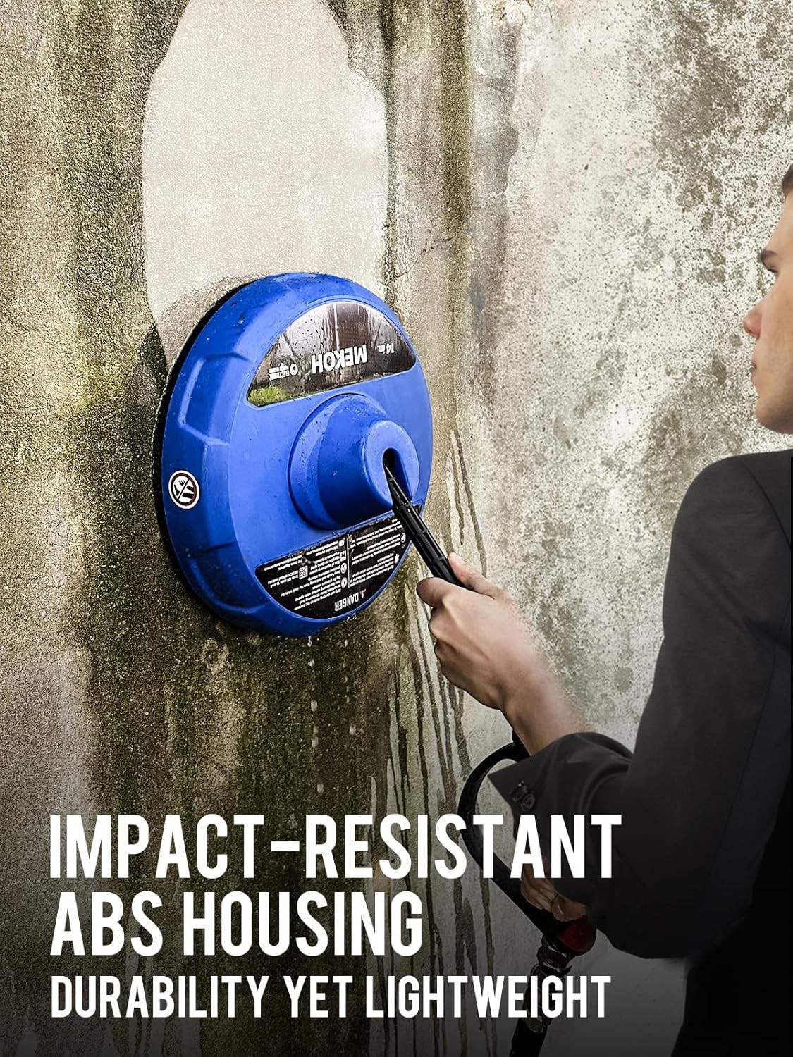 2500PSI Universal Power Washer Accessories for Sidewalk Deck Patio Cleaning,1/4"