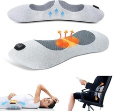 3 In 1 Electric Lumbar Support Pillow Smooth Spine Triple Fusion Back Massager