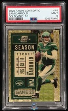 2020 Panini Contenders Optic Sam Darnold Gold Vinyl #45