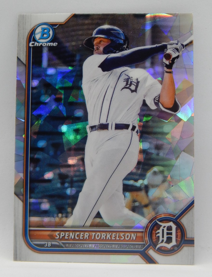 2022 Bowman Baseball - Chrome Atomic Refractor #BCP-6 Tigers - SPENCER TORKELSON