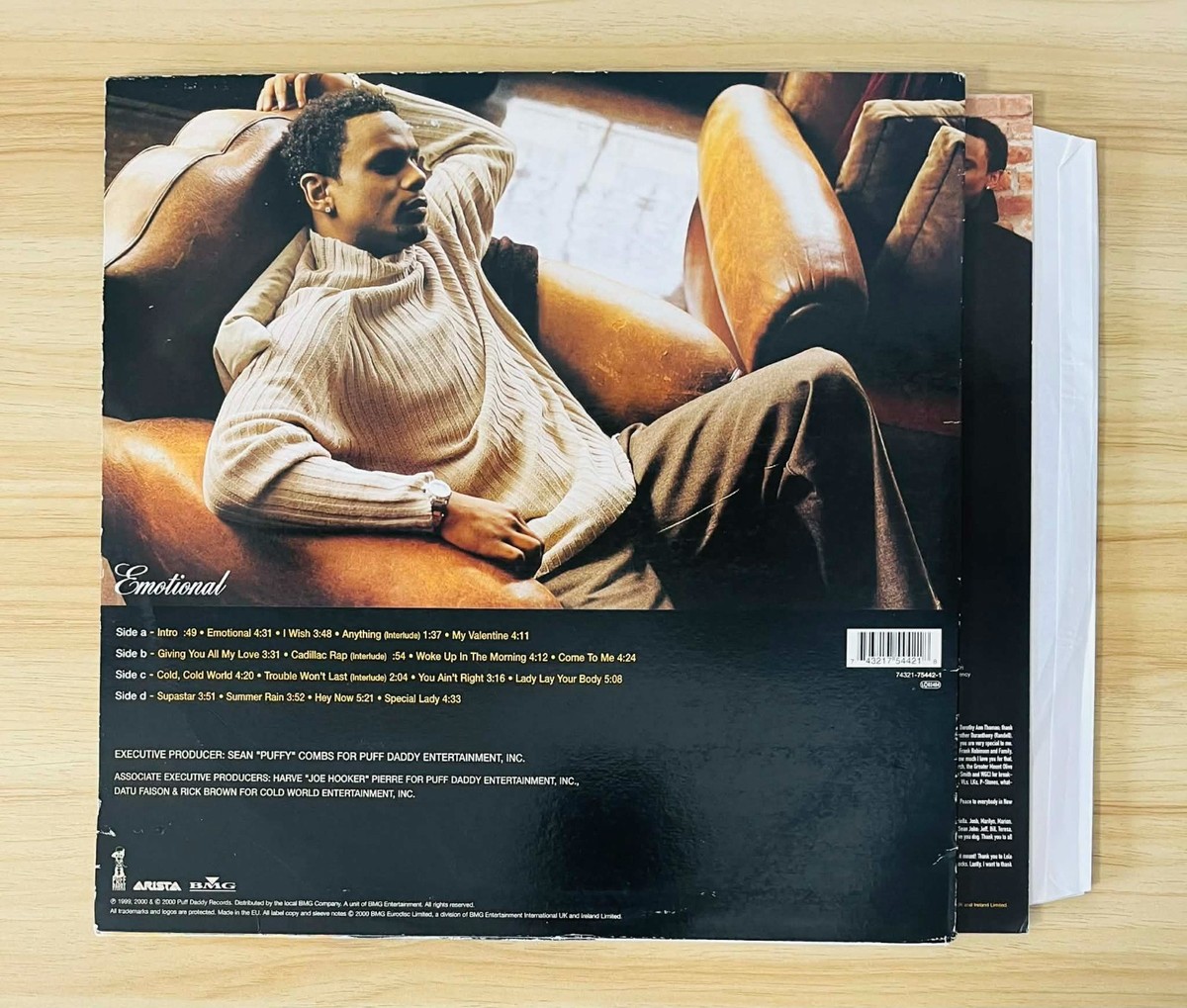 Carl Thomas / Emotional 2000 EU Original 2LP Arista Records