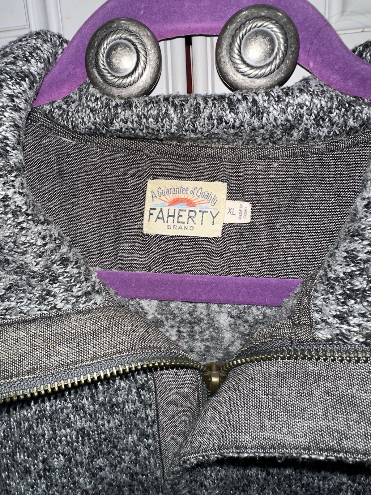 Faherty Men’s performance pullover 1/4 zip sweate… - image 2