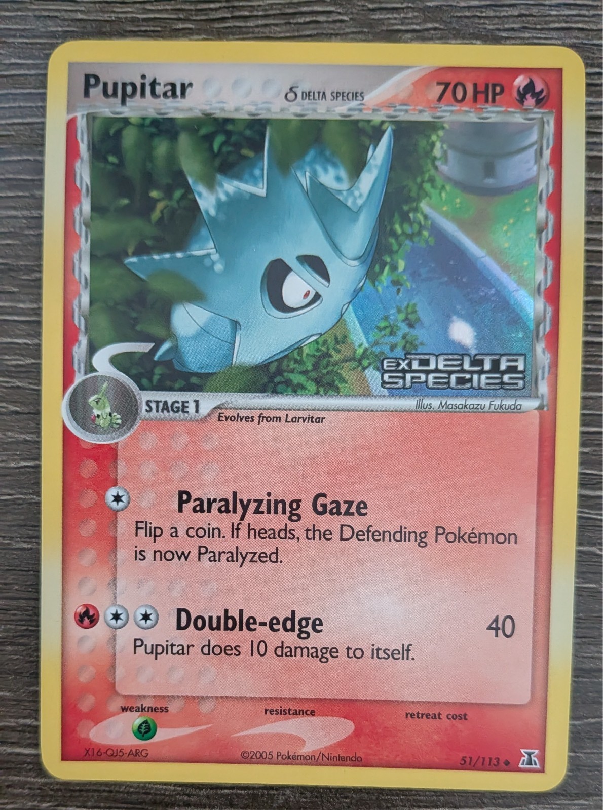 Pupitar (Delta Species) 51/113 Delta Species Reverse Holo NM