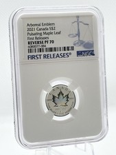 CANADA 2021 SILVER $2 NGC PF70 Pulsating Maple Leaf 1st Release *1049
