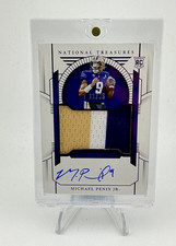 Michael Penix Jr RPA /25 2024 Panini National Treasures Collegiate Patch Auto 42