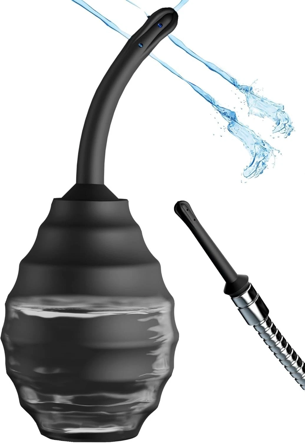 Reusable Anal Enema Bulb Connected to Shower Hole Colon Cleanse for Women Men