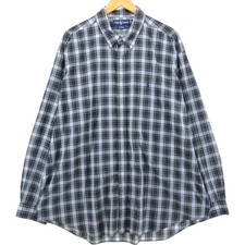 Secondhand Ralph Lauren BLAKE Long Sleeve Button Down Check Shirt Equivalent to