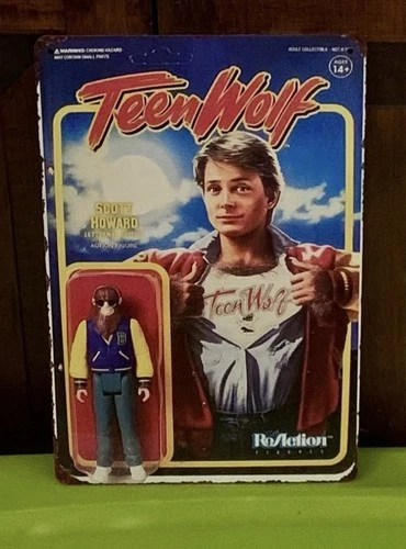 RARE Vintage 1985 “Teen Wolf” Movie Character Tin Sign