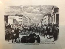 Stampa di Treviglio Seconda Guerra d'Indipendenza Italiana (J. Ferat)
