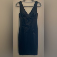 D&G Black V-Neck Mini Dress